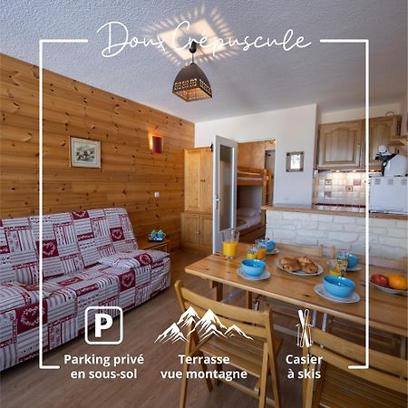 Doux Crepuscule - Au Bord Des Pistes - Parking Apartment Enchastrayes Exterior photo